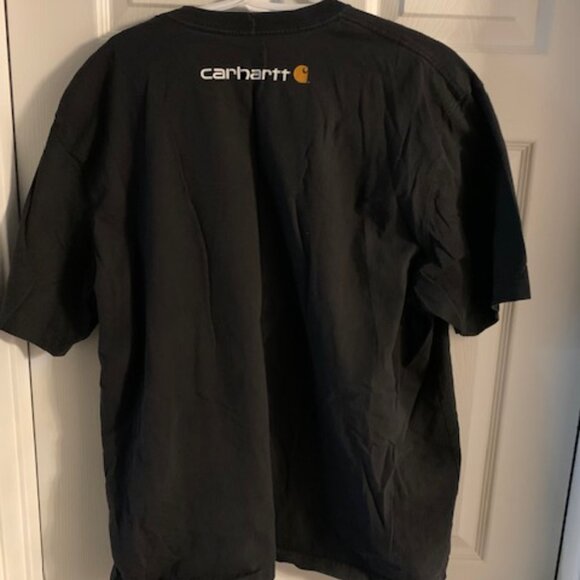 CARHARTT MENS BLACK TEE (XL) - Picture 2 of 3